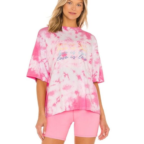 Electric & Rose Tops - ELECTRIC & ROSE luna love is love tee size S